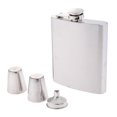 thumbnail image 2 of simhoa Hip Stainless Steel Pocket Engrave Funnel Drink Cup Spirit Set A, 2 of 8