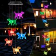 thumbnail image 1 of Changing Color Puppy Solar Wind Chimes, EEEkit Waterproof Mobile Solar Powered Puppy Windchime Light Outdoor Hanging Romantic LED Solar Wind Chime for Home Yard Patio Garden Decor, Gifts for Mom, 1 of 6