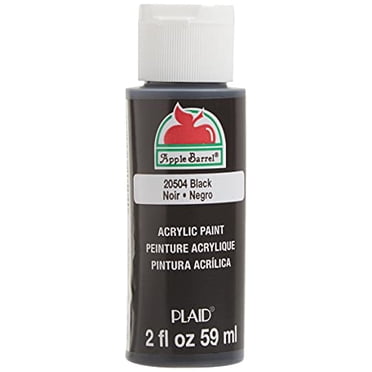 Apple Barrel Colors Matte Acrylic Craft Paint, 2 fl. oz., Black