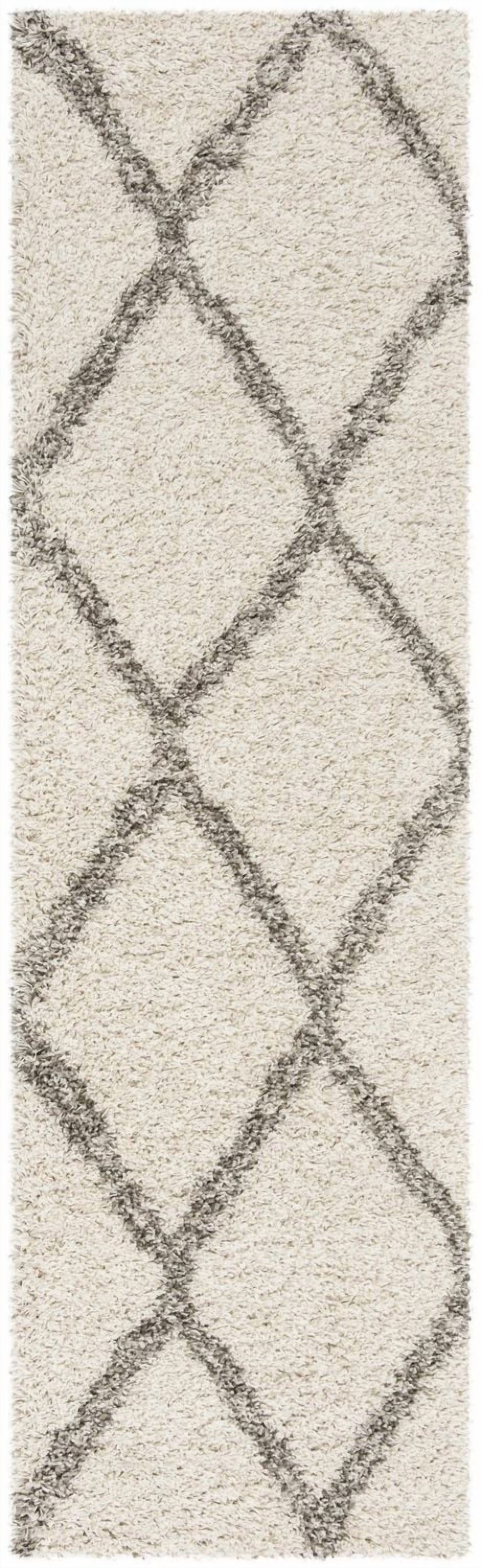SAFAVIEH Hudson Adella Geometric Diamonds Shag Area Rug