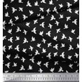 thumbnail image 2 of Soimoi Rayon Fabric Artistic Bird Printed Craft Fabric by The Yard 56 Inch Wide, 2 of 3