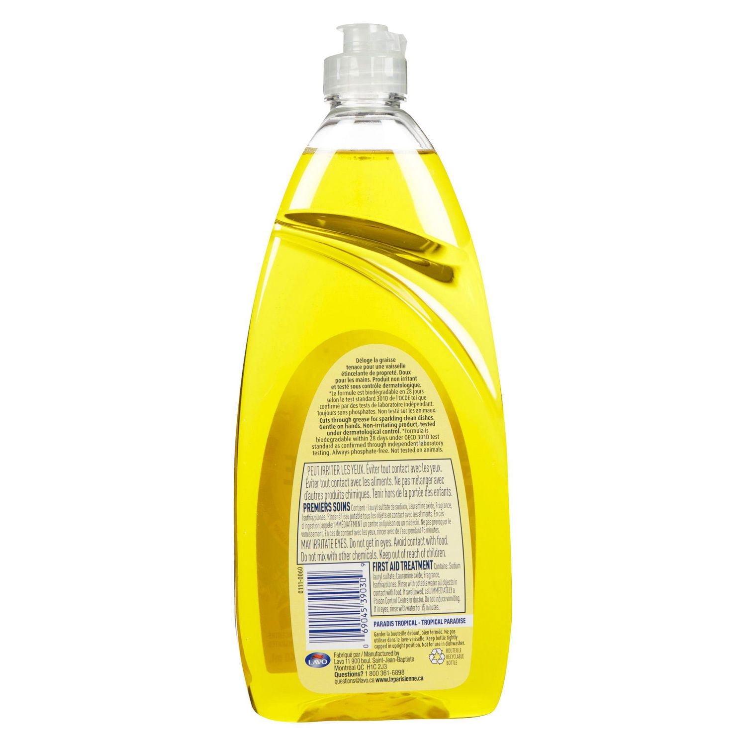 La Parisienne Liquide à Vaisselle Paradis Tropical