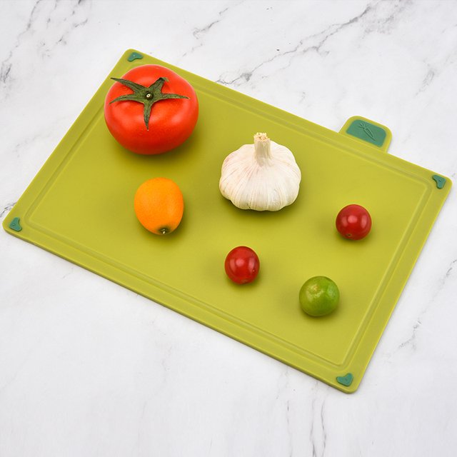 Plaques de Classification de Cuisine Classées Planches à Découper Quatre Plaques de Classification des Couleurs 4pcs Classification des Aliments Planches à Découper PP TPR Portable Non Glisser Planches à Découper Cuisine