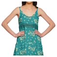 thumbnail image 4 of Moomaya Robe Longue Maxi Imprimée pour Femmes Sans Manches à Col en V Décontractée Évasée Kurta, 4 of 6