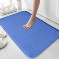 thumbnail image 1 of TopLLC Bathroom Rugs, Rugs for Living Room, Area Rug Thickened Fleece Floor Mats Quilted Kitchen Bathroom Foot Mats Solid Color Entrance Door Mats Foam Foot Mats 19.68x31.49in Blanket Blanket, 1 of 6