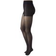 thumbnail image 4 of Hanes Womens Perfect Tights With Compression Pinstripe And Control Top, S, 4 of 4