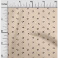 thumbnail image 2 of oneOone Rayon Light Beige Fabric Sea Shells Craft Projects Decor Fabric Printed By The Yard 56 Inch Wide, 2 of 5