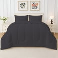 thumbnail image 3 of Beddora 3-Piece Ultra-Soft Comforter Set, All-Season, Wrinkle-Free, Lightweight Microfiber, Hypoallergenic – Queen – Forged Iron, 3 of 7