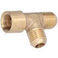 thumbnail image 1 of Brass Pipe Fittings, Strong Durable 3-Way Adapter Simple Operation  Airtightness Easy Installation  For Air Pump Accessories For Pneumatic Accessories, 1 of 8