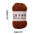 thumbnail image 3 of Birdeem 5 Strands Milk Cotton Doll Crochet Diy Knitting Thread Baby Sweater Wool Ball, 3 of 6