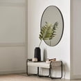 thumbnail image 3 of Bouclair Round Mirror with Black Frame, 3 of 5