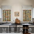 thumbnail image 4 of 3 Piece Chicken Kitchen Curtains and Valances Set for Windows Rooster Kitchen Window Curtains Over Sink Decor 27.5x36 in, 4 of 6