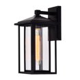 thumbnail image 3 of CWI Lighting Crawford 1 Light Black Outdoor Wall Light, 3 of 4