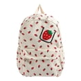 thumbnail image 1 of Trendy Tool Kit for Home, Sweet Strawberry Backpack Cute Corduroy Travel Daypack 18L Large Capacity Multi Pocket Lightweight Rucksack for Work Business, 1 of 7