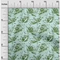 thumbnail image 2 of oneOone Rayon Green Fabric Floral Craft Projects Decor Fabric Printed By The Yard 56 Inch Wide, 2 of 4