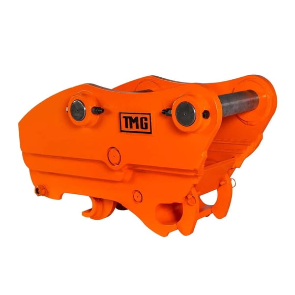TMG Industrial Quick Coupler for Excavator, 60mm Pin Diameter, 345-405mm Pin Spread, Built-In Lifting Point (4400 Lb Rating), TMG-EQC60