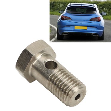 Car Oil Hollow , Banjo Brake Fitting Adapter Well Sealed Perfect Replacement Metal for Zafira Astra VXR GSI Z20LEH Z20LET 2.0