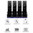 thumbnail image 4 of Station de Charge à 4 Ports pour Console de Jeu WII (Noir Sans Batterie), 4 of 8
