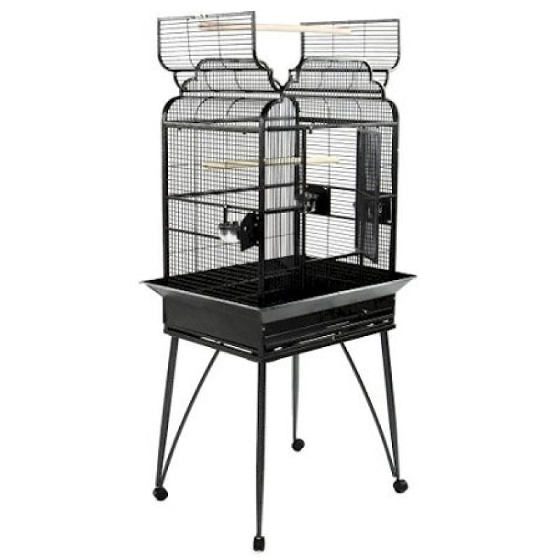 22"x17 Pouces Victorian open top B-2217 Black