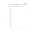 thumbnail image 3 of Armoire murale avec miroir Ashland - Blanc, 3 of 9