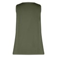 thumbnail image 4 of LSLJS Women's Classic V-neck Collar Solid Color Sleeveless T-Shirt Tank Blouse Tops, Womens Tank Tops, 4 of 5