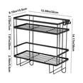 thumbnail image 3 of EGNMCR Organisateurs de Placard et Rangement, Organisation de Cuisine, Support de Réservoir de Toilette, Support de Rangement Multifonctionnel pour Salle de Bain, Support Supérieur pour Toilettes, 3 of 6