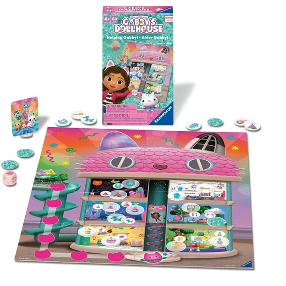 Dreamworks Gabby's Dollhouse Bring Along Game
