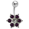 thumbnail image 1 of BodyJewelryOnline Belly Button Ring Navel Piercing surgical steel 14G Navel Rings Belly Piercing, 1 of 5