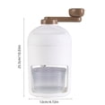 thumbnail image 3 of Ice Crusher, Manual Rotary Ice Crusher, Hand-Cranked Shaved Ice Machine, Stainless Steel Blades, Food-Grade Plastic, Easy To Use, For Household Commercial, With Ice Molds, 3 of 9