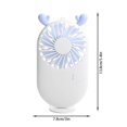 thumbnail image 4 of BotaniNest Portable Handheld Fan USB Rechargeable Quiet 36dB Pocket Fan For Travel And Home, 4 of 8