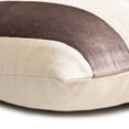 thumbnail image 2 of Pillow Covers, Decorative Aubergine 22"x22" (55x55 cm) Throw Pillow Covers, Velvet Patchwork Throw Pillows For Sofa, Striped Pattern Modern Style - Velvet Band Aubergine, 2 of 3