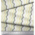 thumbnail image 3 of Soimoi Poly Georgette Fabric Waves Artistic Decor Fabric Printed Yard 52 Inch Wide, 3 of 3