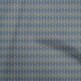 thumbnail image 1 of oneOone Velvet Blue Fabric Asian Ikat Sewing Craft Projects Fabric Prints By Yard 58 Inch Wide, 1 of 4
