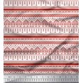 thumbnail image 1 of Soimoi Red Poly Georgette Fabric Aztec Geometric Fabric Prints By Yard 42 Inch Wide, 1 of 3
