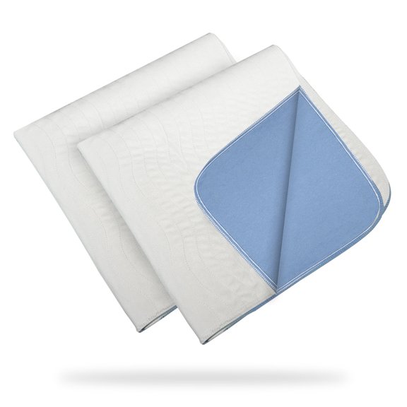 Gogreen Alèses Réutilisables Imperméables pour Incontinence, Lavables et Absorbantes, Protège-Matelas pour l'Apprentissage de la Propreté, Adulte, Enfants, Chiens (34 Pouces x 36 Pouces, 2 Pcs)
