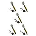 thumbnail image 3 of Redempat Stainless Steel Golf Club Brush Portable Solid Color Shoe Brushes Yellow with Lid 5Set, 3 of 6