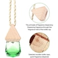 thumbnail image 4 of Glass Car Air Freshener Empty Rearview Mirror Automobile Car Bottle Hanging 8ml Indoor Kitchen Toilet Rearview Mirror Essential Oil Diffuser Odor Remover Yellow, 4 of 8