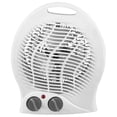thumbnail image 1 of Hauz - 12" Portable Fan + Heater, Adjustable Thermostat, 1500W, White, 1 of 2