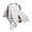 Grey Hedgehog, variant on Hokey Pokey 100% Breathable Cotton Baby Car Seat Cover (Grey Hedgehog)