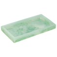 thumbnail image 3 of tredstone Vanity Tray Desktop Organizer Tealight Plate for Countertop Hotel Decor Jade Green, 3 of 8