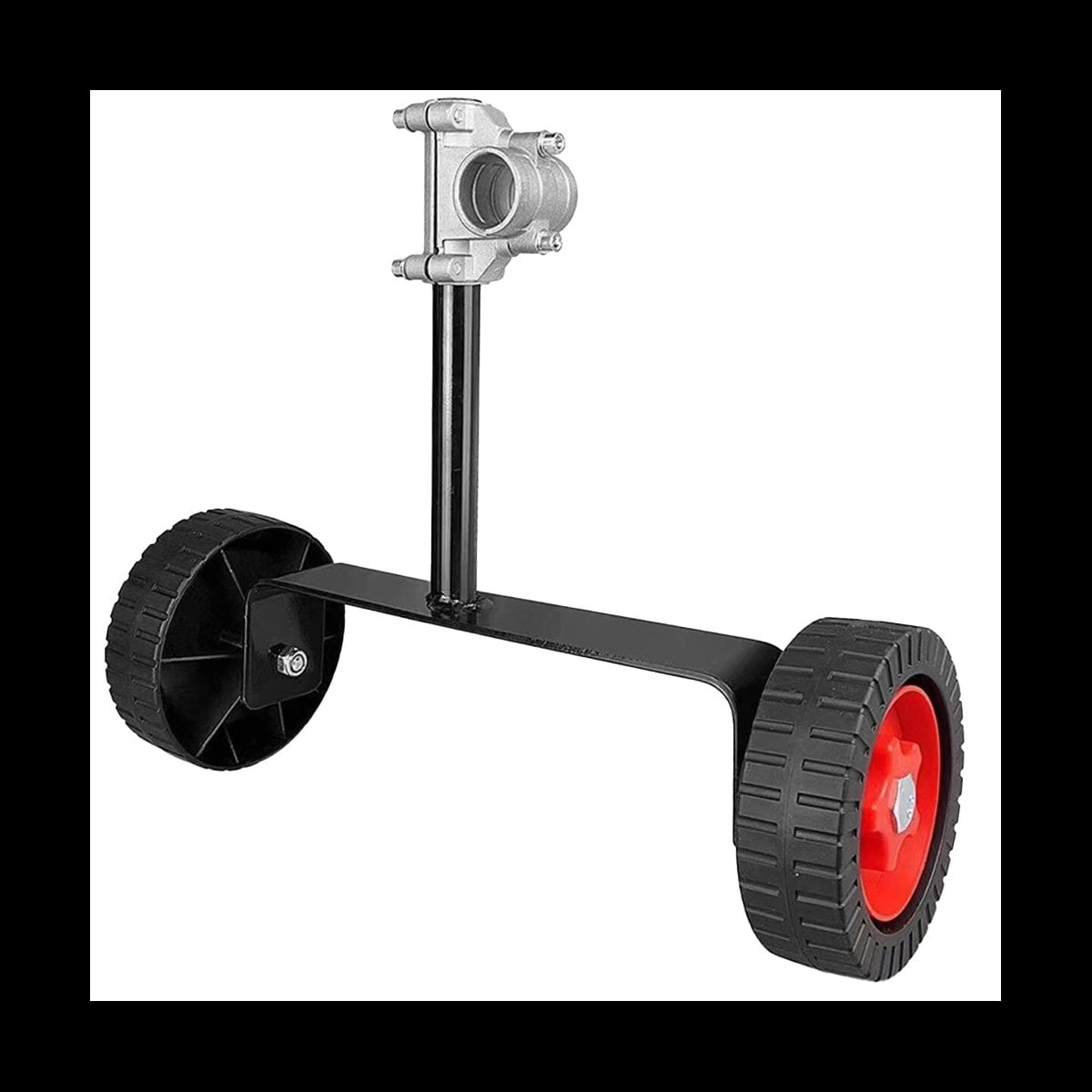 Lawn Mower Support Wheel Backpack Weeder Handheld Support Frame Portable Support Wheel Lawn Mower Auxiliary Wheel