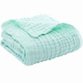 thumbnail image 1 of EGNMCR Couverture Jetée, Couverture Jetée pour Canapé Couverture en Mousseline Couverture en Mousseline Adulte Été Douce Couverture en Mousseline la Couverture, 1 of 1