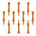 thumbnail image 3 of koolsoo 10pcs Golf Tees Plastic Golf Nail Limit Pin Outdoor Sport Supply 70mm Orange, 3 of 8