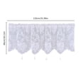 thumbnail image 3 of White Curtain Rod Household Screen Curtains Fine Woven Screen Curtains Through Rod Curtains, 3 of 8