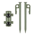 thumbnail image 4 of jinwen Support de Tige d'Auvent Stable Support de Tube Fixe Support de Tige d'Auvent Coupe-Vent Vert, 4 of 9