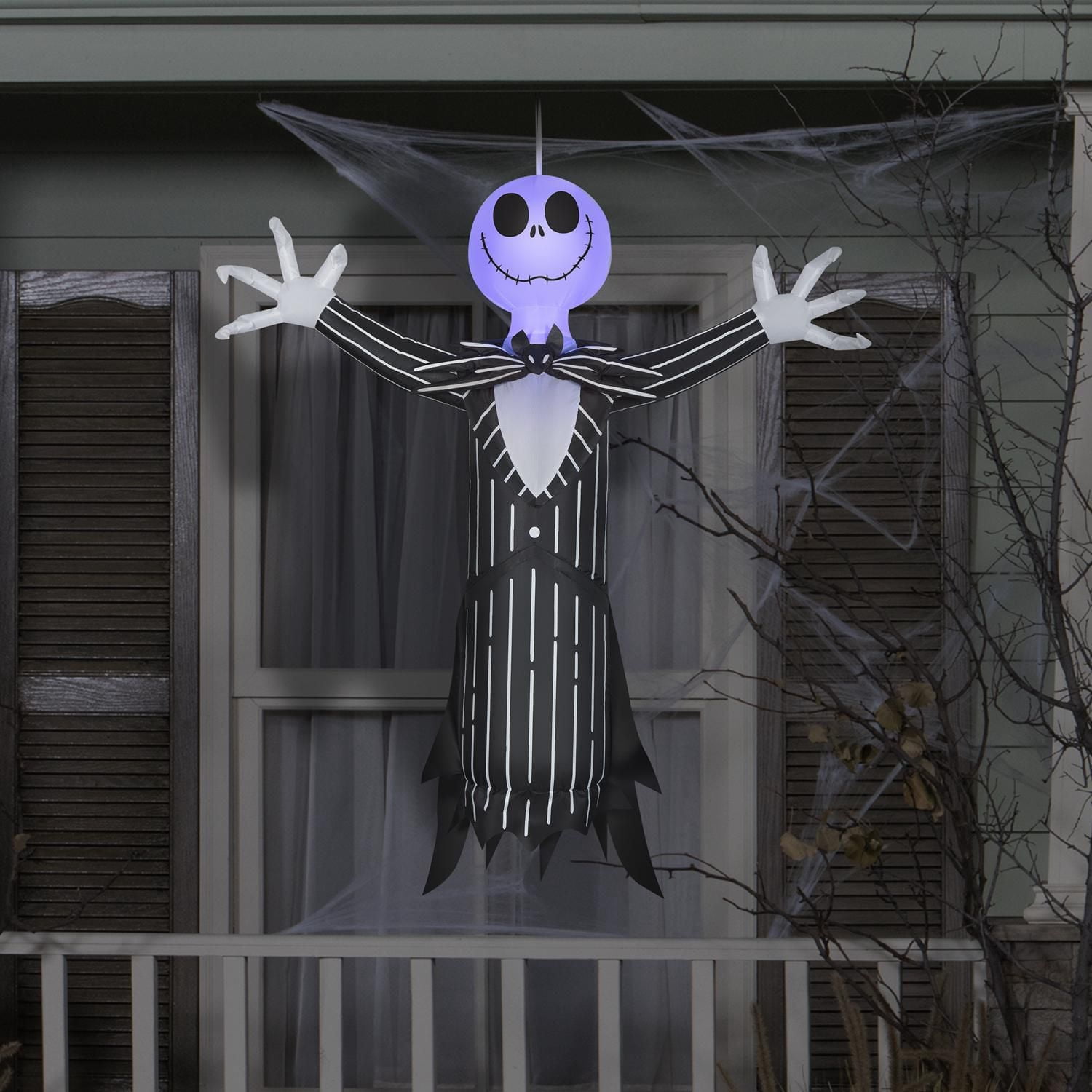 Jack Skellington gonflable d'Halloween à suspendre