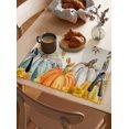 thumbnail image 3 of Thanksgiving Pumpkins Autumn Placemats Set of 4 Heat-Resistant&Anti-Skid Stain Resistant Table Mats Washable Place Mats for Thanksgiving Decorations/Party/Indoor Outdoor Fall Leaf Harvest, 3 of 6