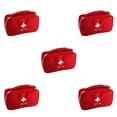 thumbnail image 1 of tamizeot Emergency Storage Bag Hiking Pills Cotton Swab Organizer Cases Carrying Case Red 5Set, 1 of 6