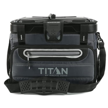 Titan by Arctic Zone 40 Can Collapsible Zipperless Soft Cooler, 27 QT Capacity