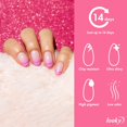 thumbnail image 3 of Looky 3-in-1 Gel Nail Polish, Base Color Top Coat, Salon Quality UV LED Cure, Long Lasting, 15ml - #446 Girlicious (Reds), 3 of 5